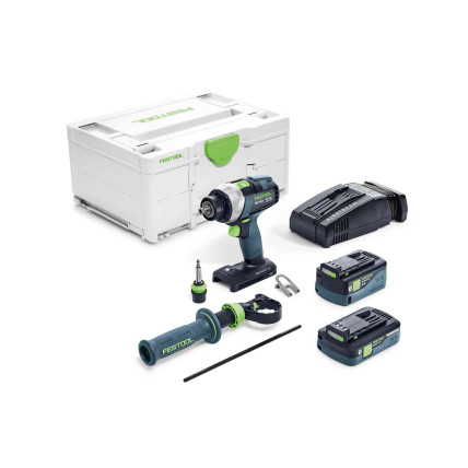 Akumulatoru urbjmašīna QUADRIVE TDC 18/4 5,2/4,0 I-Plus-SCA, Festool