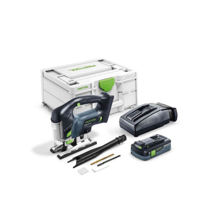 Akumulatoru figūrzāģis CARVEX PSBC 420 HPC 4,0 EBI-Plus, Festool