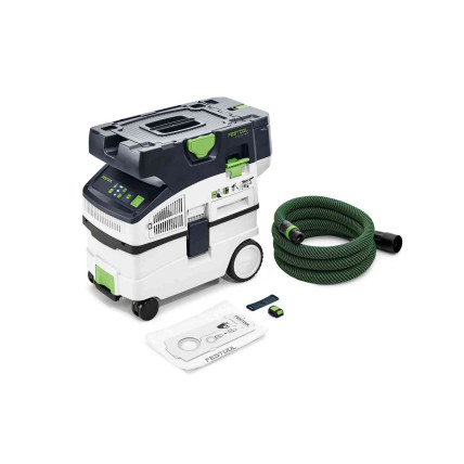 Akumulatoru mobilais putekļu sūcējs CLEANTEC CTLC MIDI I-Basic, Festool