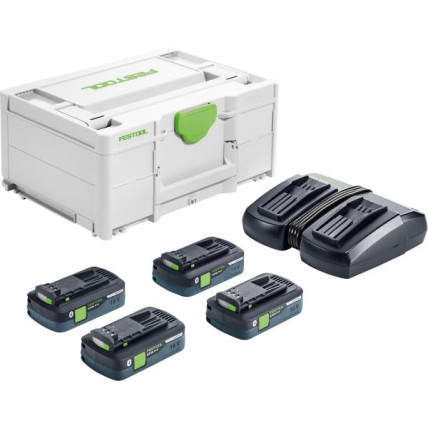 Energoapgādes  komplekts SYS 18V 4x4,0/TCL 6 DUO, Festool