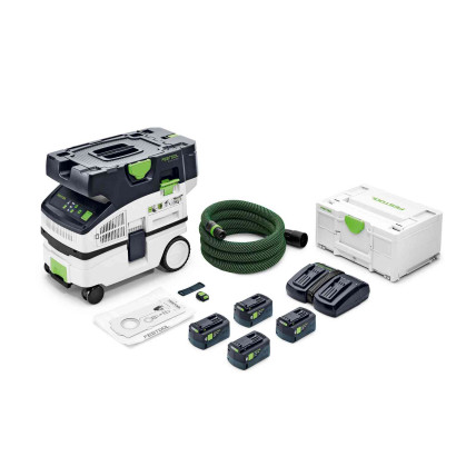 Akumulatoru mobilais putekļu sūcējs CLEANTEC CTLC MINI I-Plus, Festool