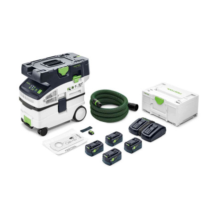 Akumulatoru mobilais putekļu sūcējs CLEANTEC CTLC MIDI I-Plus, Festool