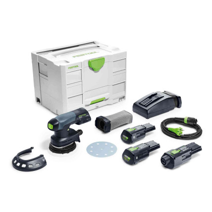 Akumulatoru ekscentra slīpmašīna ETSC 125 3,0 I-Set, Festool