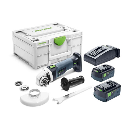 Akumulatoru leņķa slīpmašīna AGC 18-125 5,2 EB-Plus, Festool