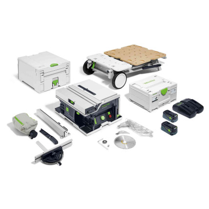 Akumulatora galda ripzāģis CSC SYS 50 EBI-Set, Festool