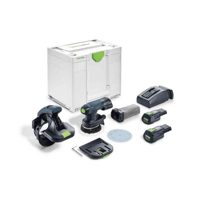 Akumulatoru malu slīpmašīna ES-ETSC 125 3,0 I-Plus, Festool