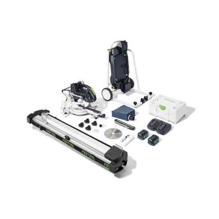 Velkamais akumulatoru šķērszāģis KAPEX KSC 60 EB 5,0 I-UG-Set, Festool