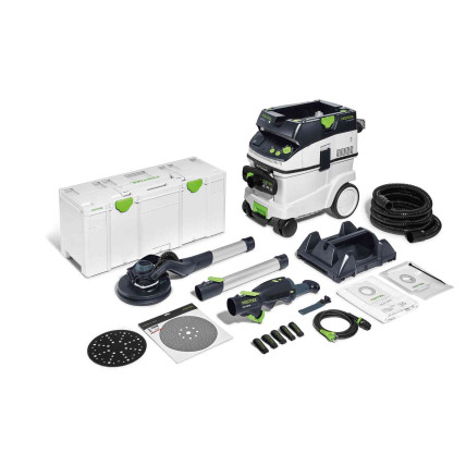 Kāta slīpmašīna PLANEX LHS 2 225/CTL 36-Set, Festool