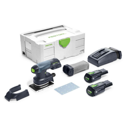 Akumulatoru orbitālā slīpmašīna RTSC 400 Li 3,1 I-Plus, Festool