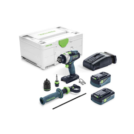 Akumulatoru triecienurbjmašīna QUADRIVE TPC 18/4 5,2/4,0 I-Plus-SCA, Festool