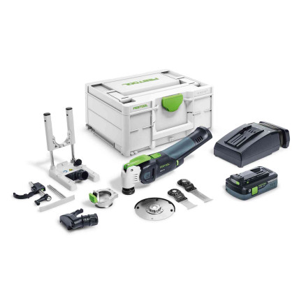 Akumulatoru oscilators VECTURO OSC 18 HPC 4,0 EI-Set, Festool