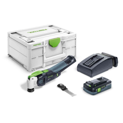 Akumulatoru oscilators VECTURO OSC 18 HPC 4,0 EI-Plus, Festool